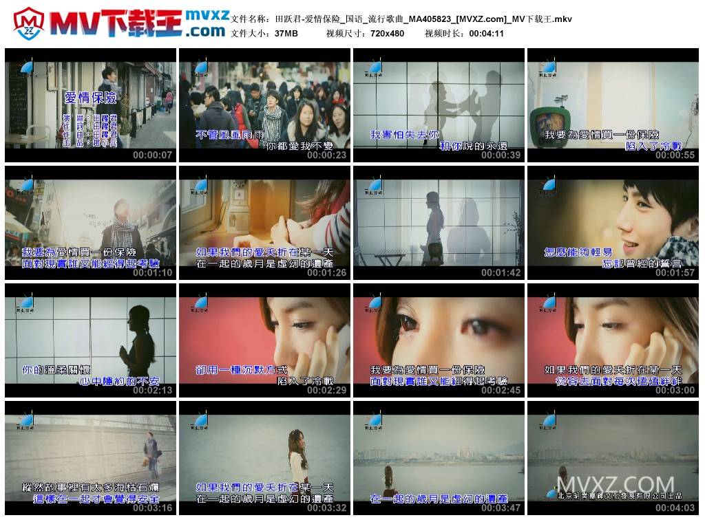 田跃君-爱情保险_国语_流行歌曲_MA405823